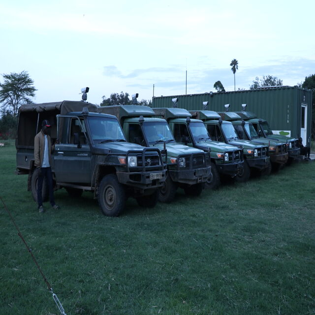 Still from The Path to Zero Poaching shoot at Ol Pejeta