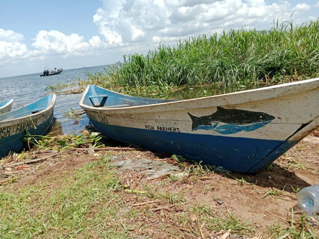 Boat on Lake Victoria