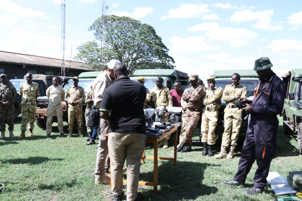 Kenyan rangers, filmed for Path to Zero Poaching